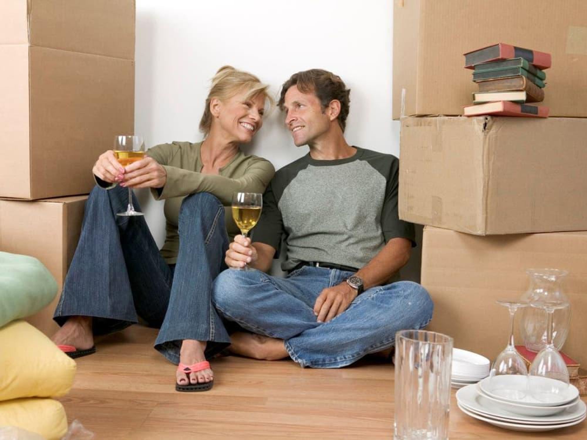 Happy first time home buyers