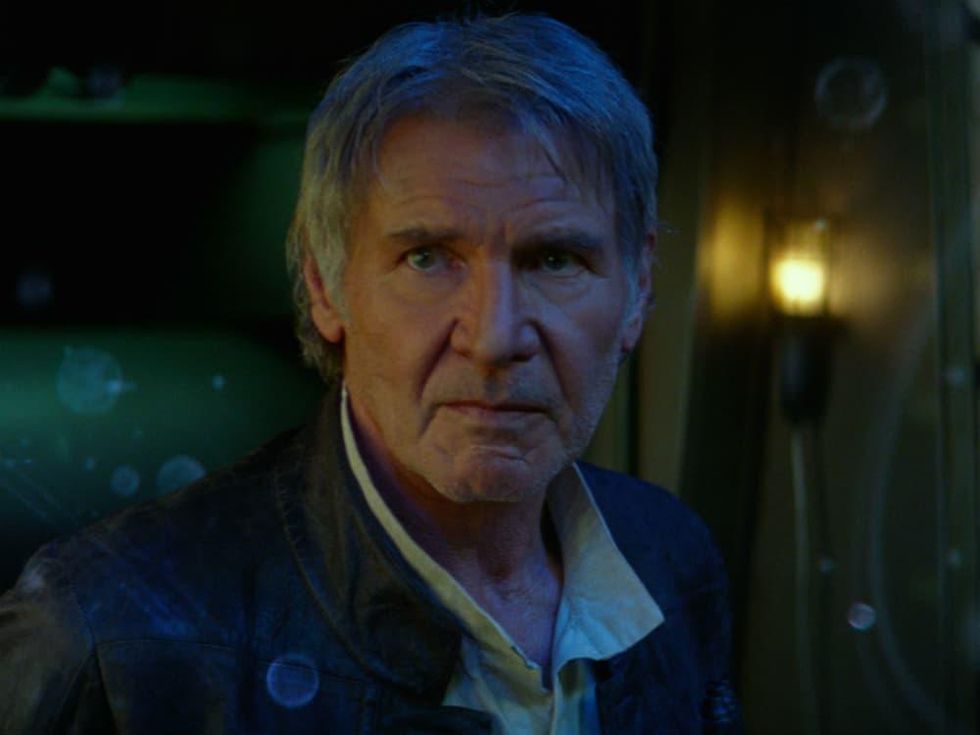 Harrison Ford in Star Wars: The Force Awakens