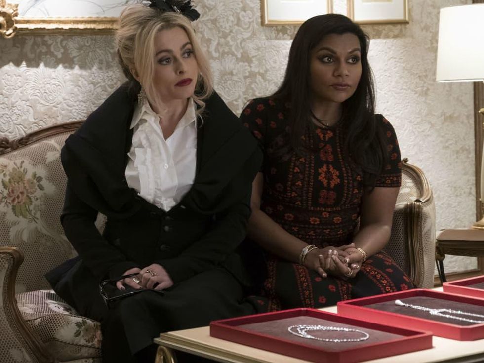 Helena Bonham Carter and Mindy Kaling in Ocean's 8