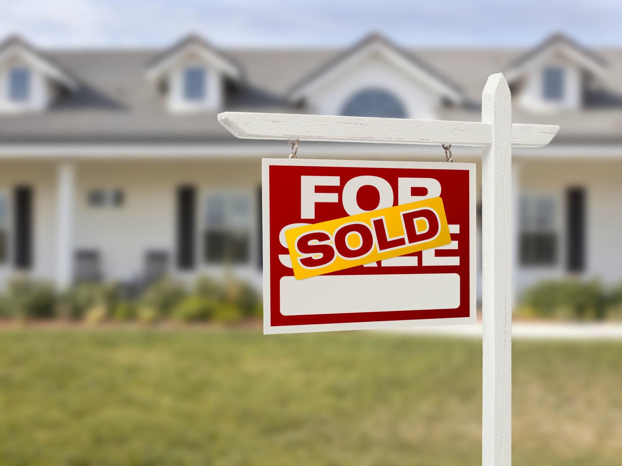Home sold sign