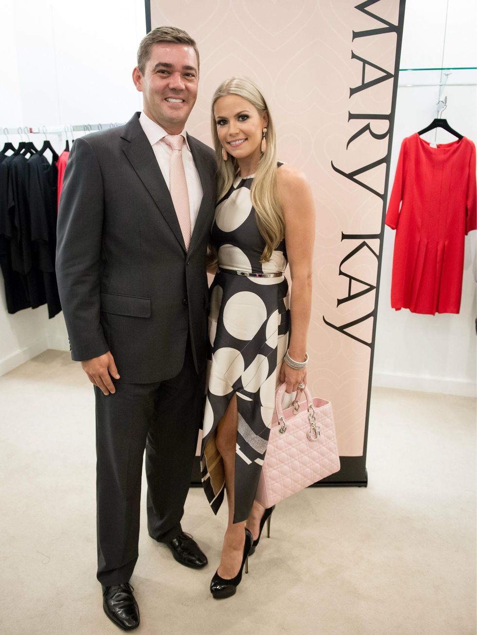 Hosts Ryan and Maleiah Rogers, suits for shelters