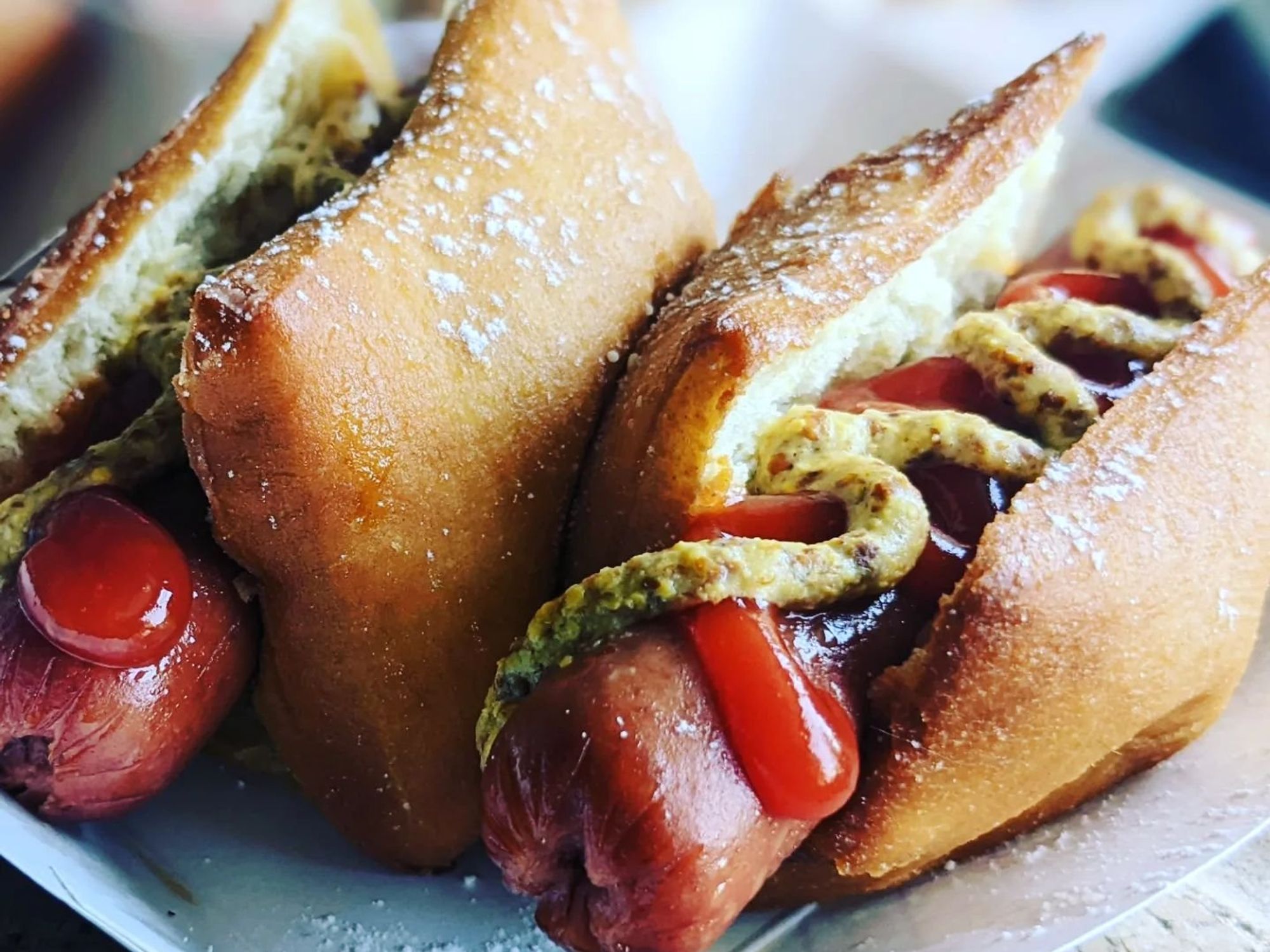 Hot dogs Dusty Biscuits