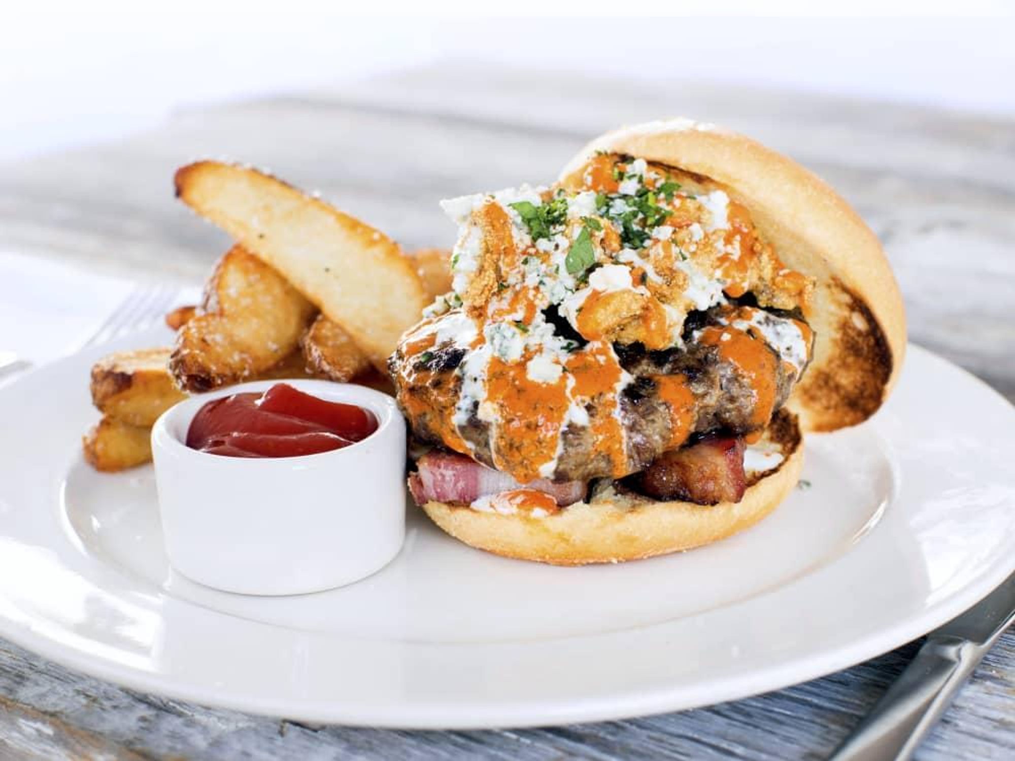 Houston, over the top burgers, June 2017, Carpet Bagger at B&B Butchers