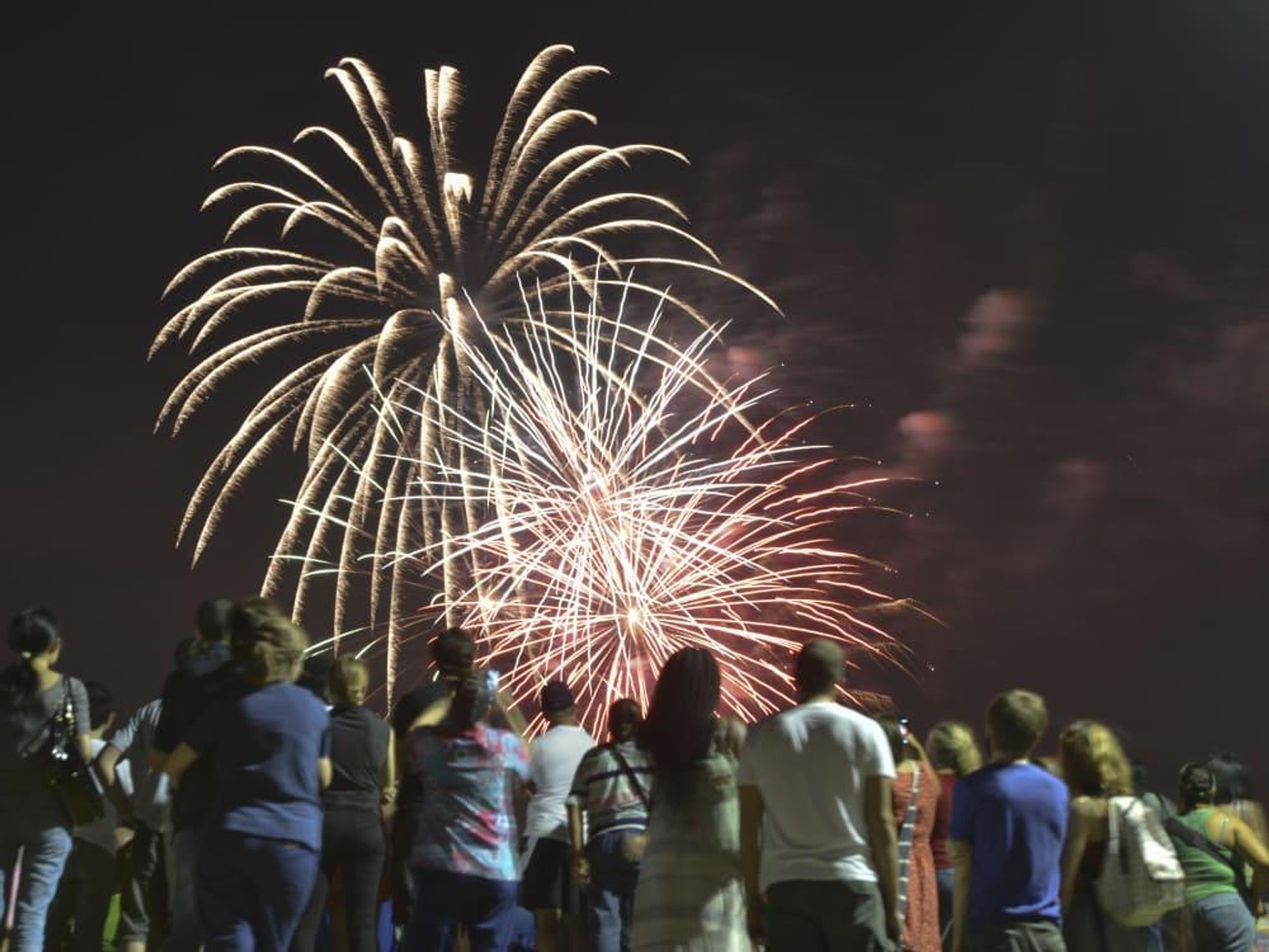 Houston Symphony Fourth of July fireworks at Miller Outdoor Theater July 2013