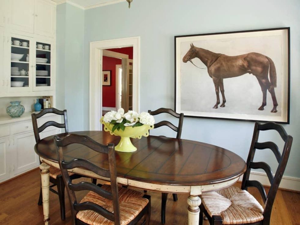 Houzz Fort Worth home tour Ryan Place breakfast room