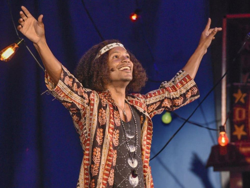 Jaime Cepero in Hair at Dallas Theater Center