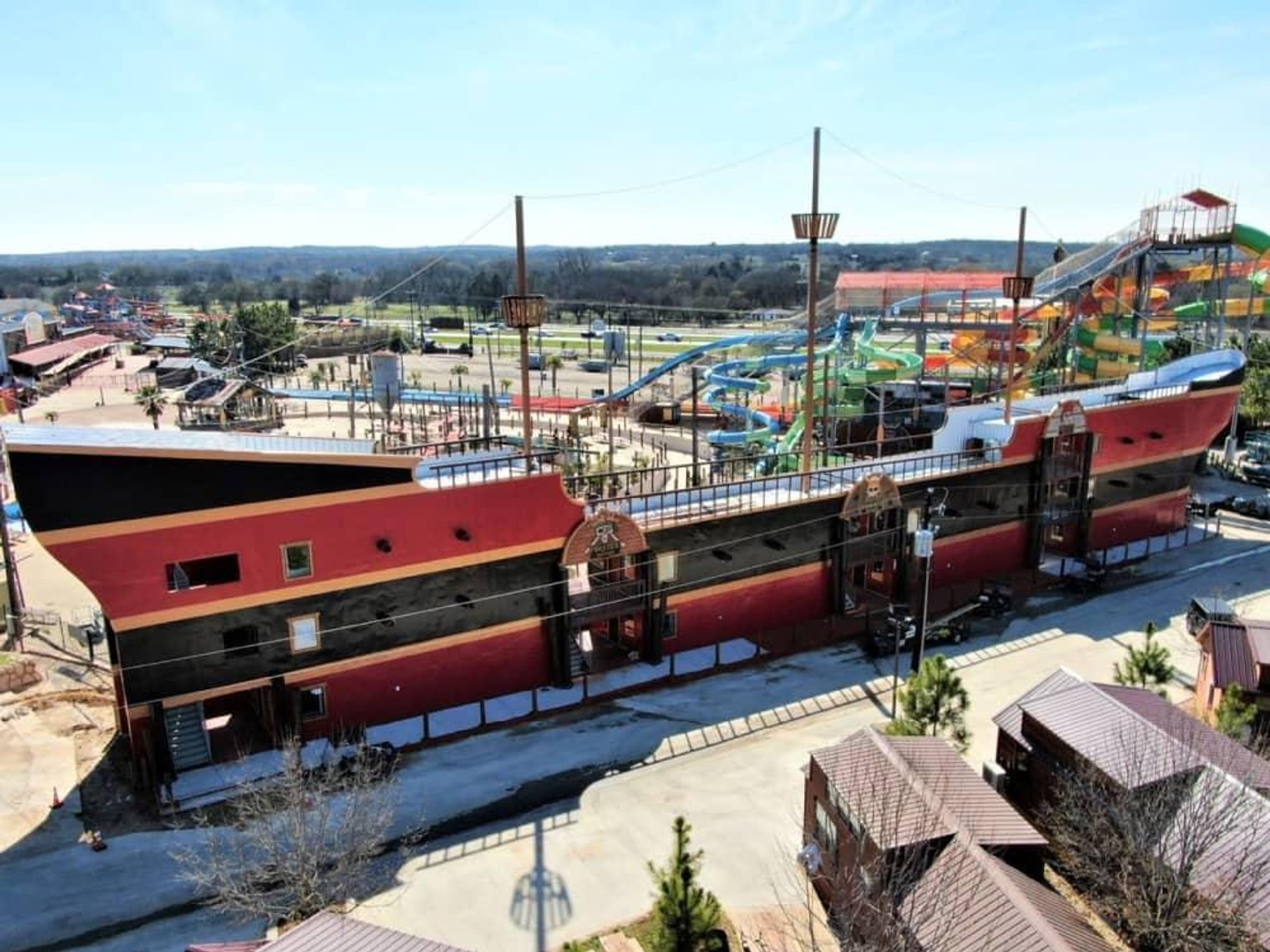 Jellystone Burleson pirate ship