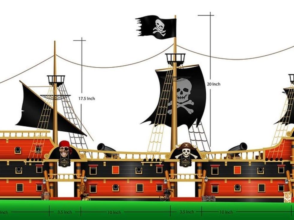 Jellystone park, pirate ship