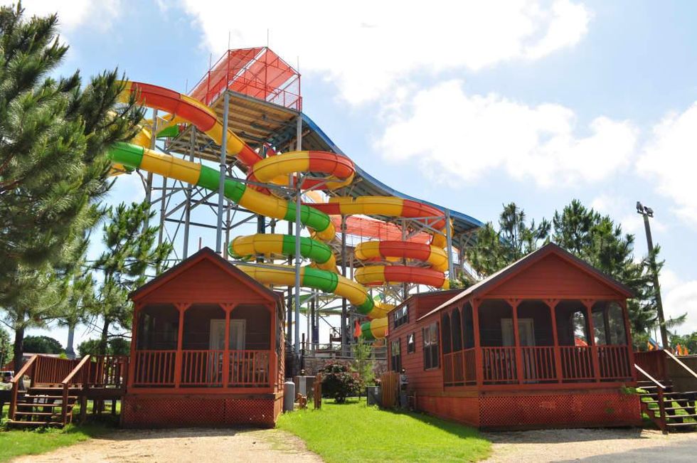 Jellystone park, waterslides