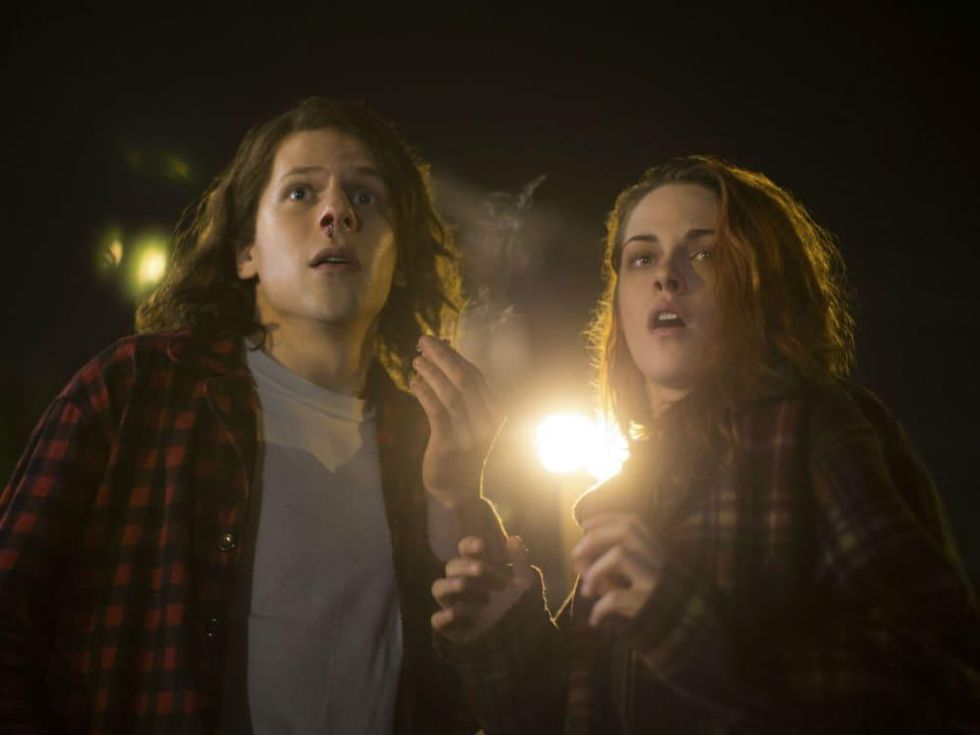 Jesse Eisenberg and Kristen Stewart in American Ultra
