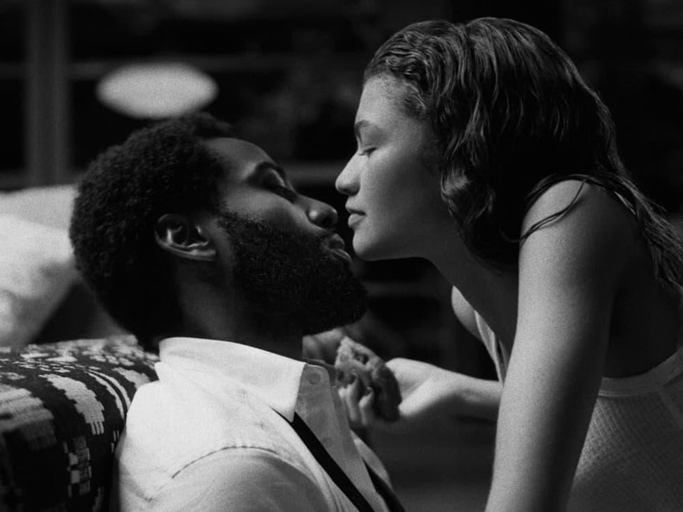 John David Washington and Zendaya in Malcolm & Marie