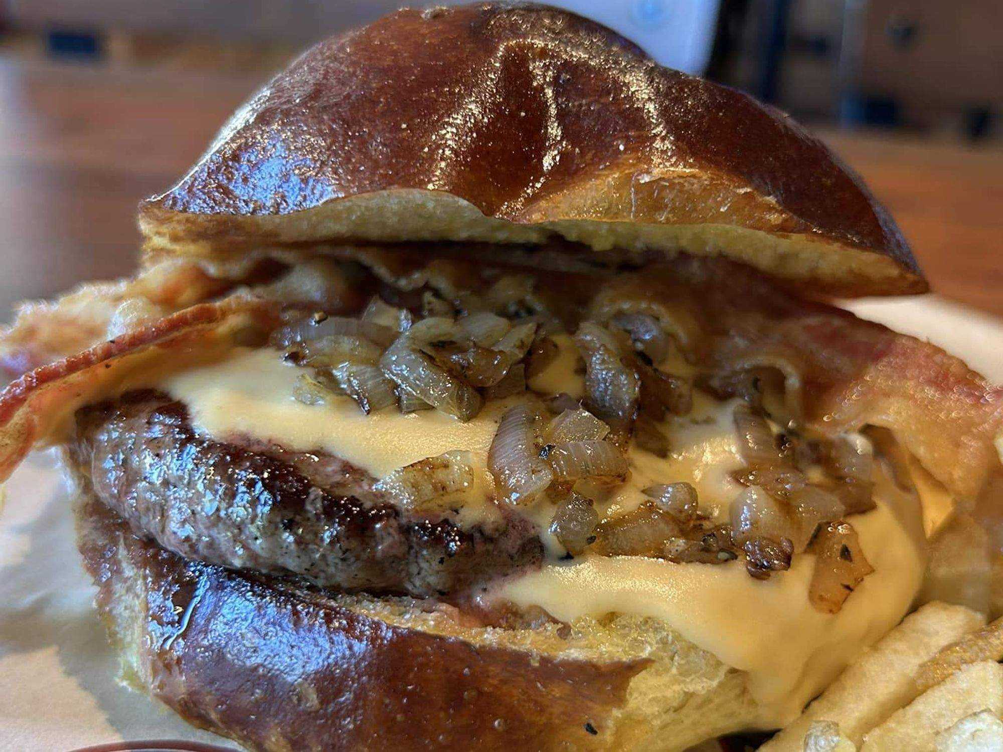 Jon's Grille burger