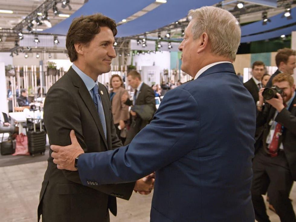 Justin Trudeau and Al Gore in An Inconvenient Sequel: Truth to Power