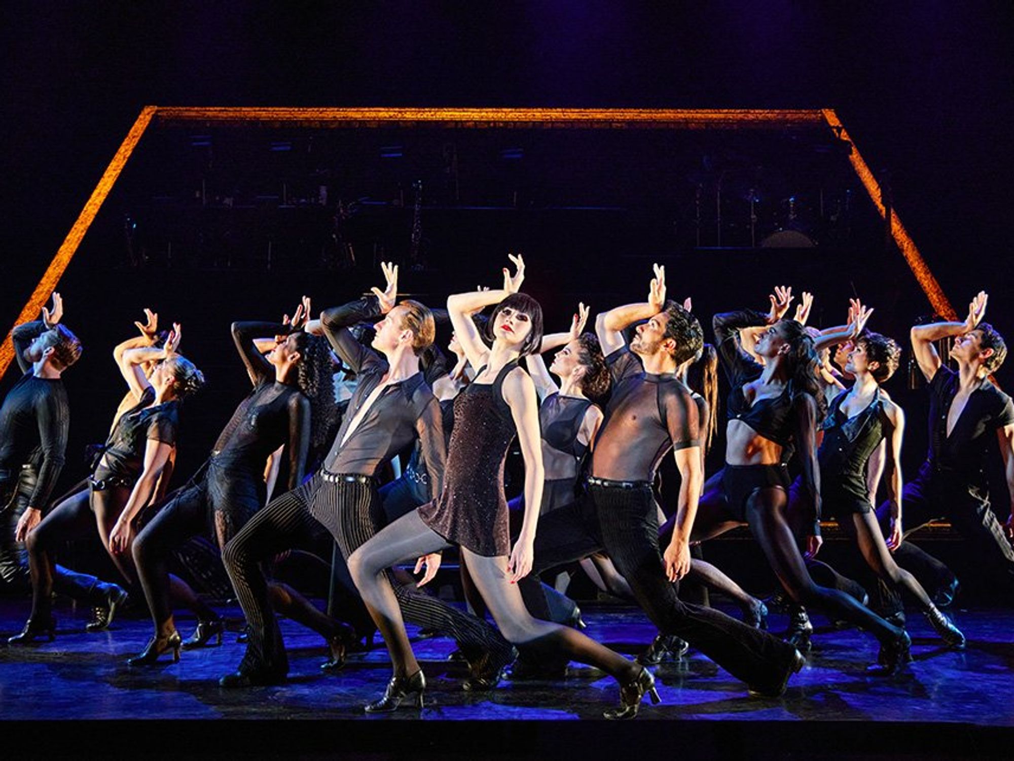 Kailin Brown as Velma Kelly and Company in the National Tour of CHICAGO.