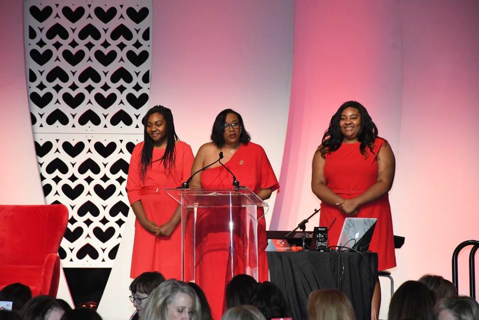 Kathryn, Karen and Alexandra Thornton, Fort Worth Go Red luncheon