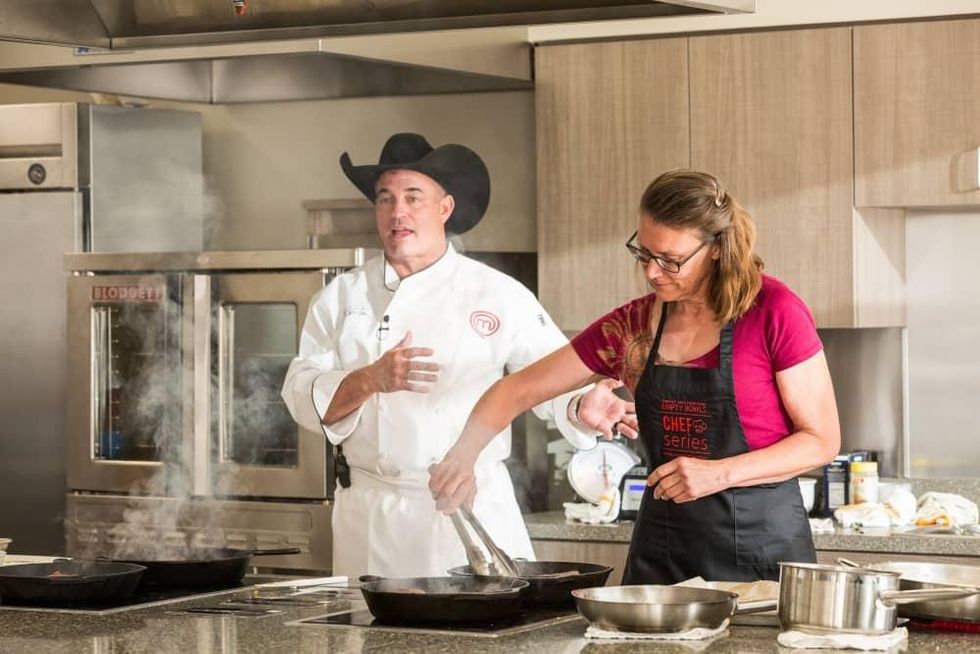 Kathryn Wagner, Chef Mike Newton