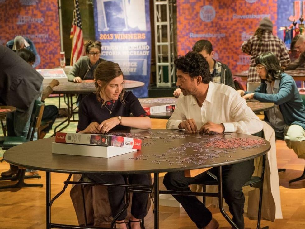 Kelly MacDonald and Irrfan Khan in Puzzle