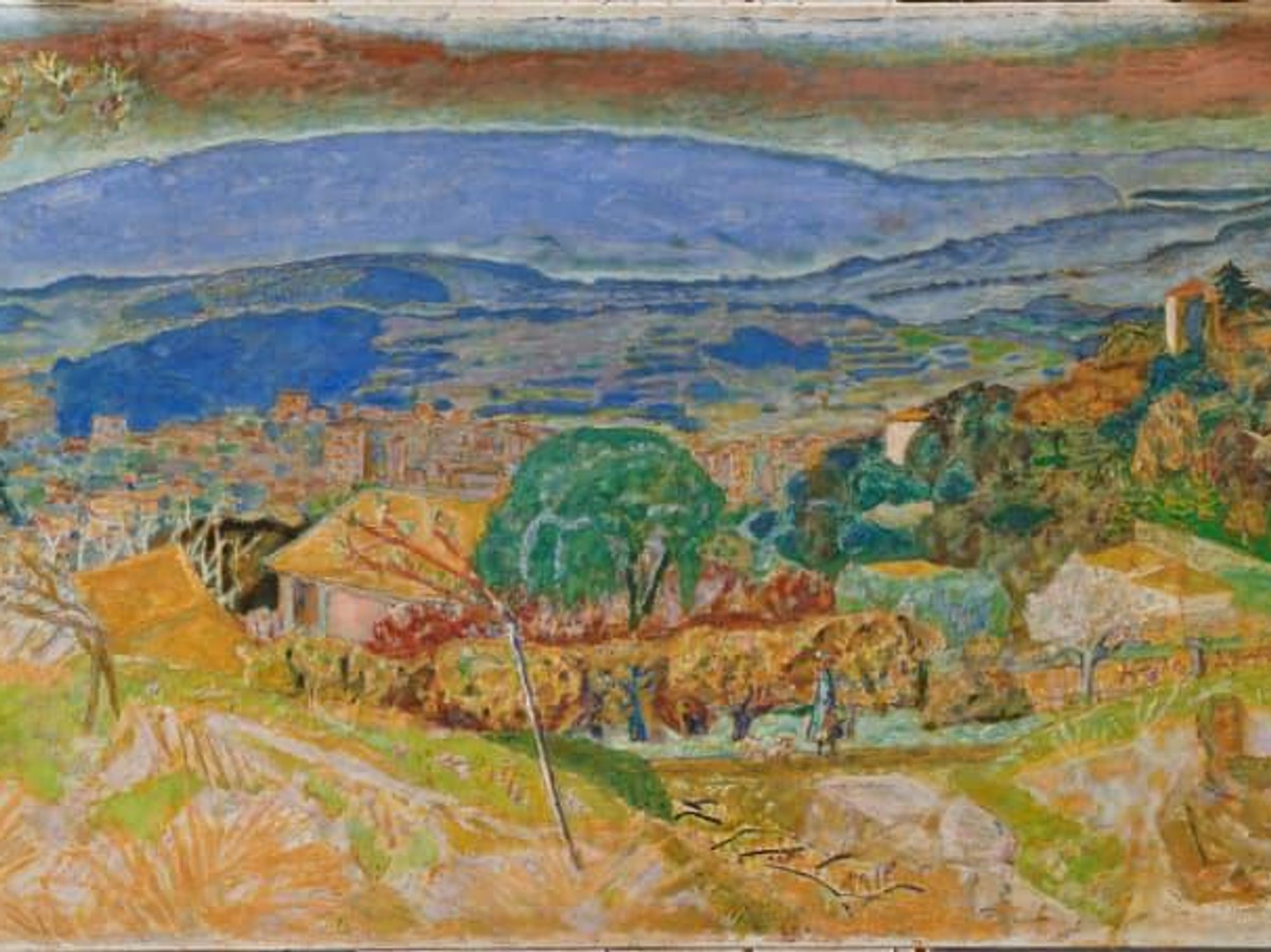Kimbell art museum, Bonnard, Landscape at Le Cannet