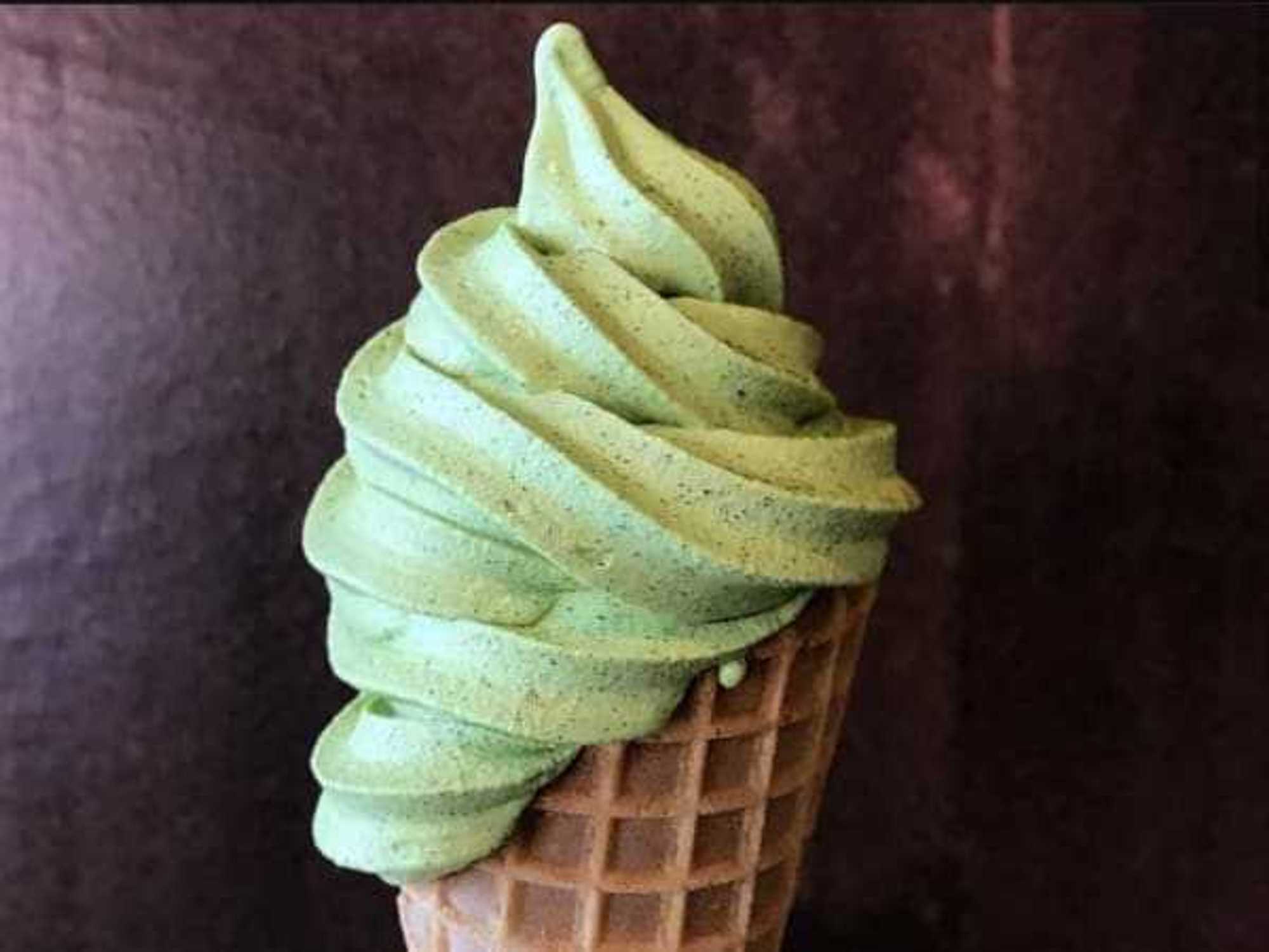 Kissa Matcha uses ceremonial-grade green tea sourced from Japan for its specialty soft serve and frozen desserts.