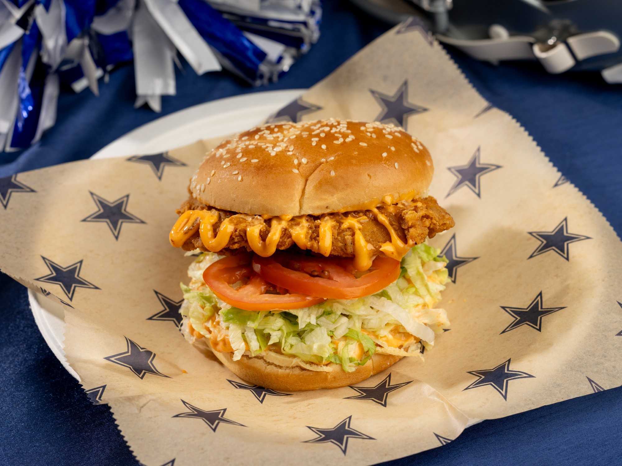 Kraft\u00ae Buffalo Aioli Chicken Sandwich at AT&T Stadium