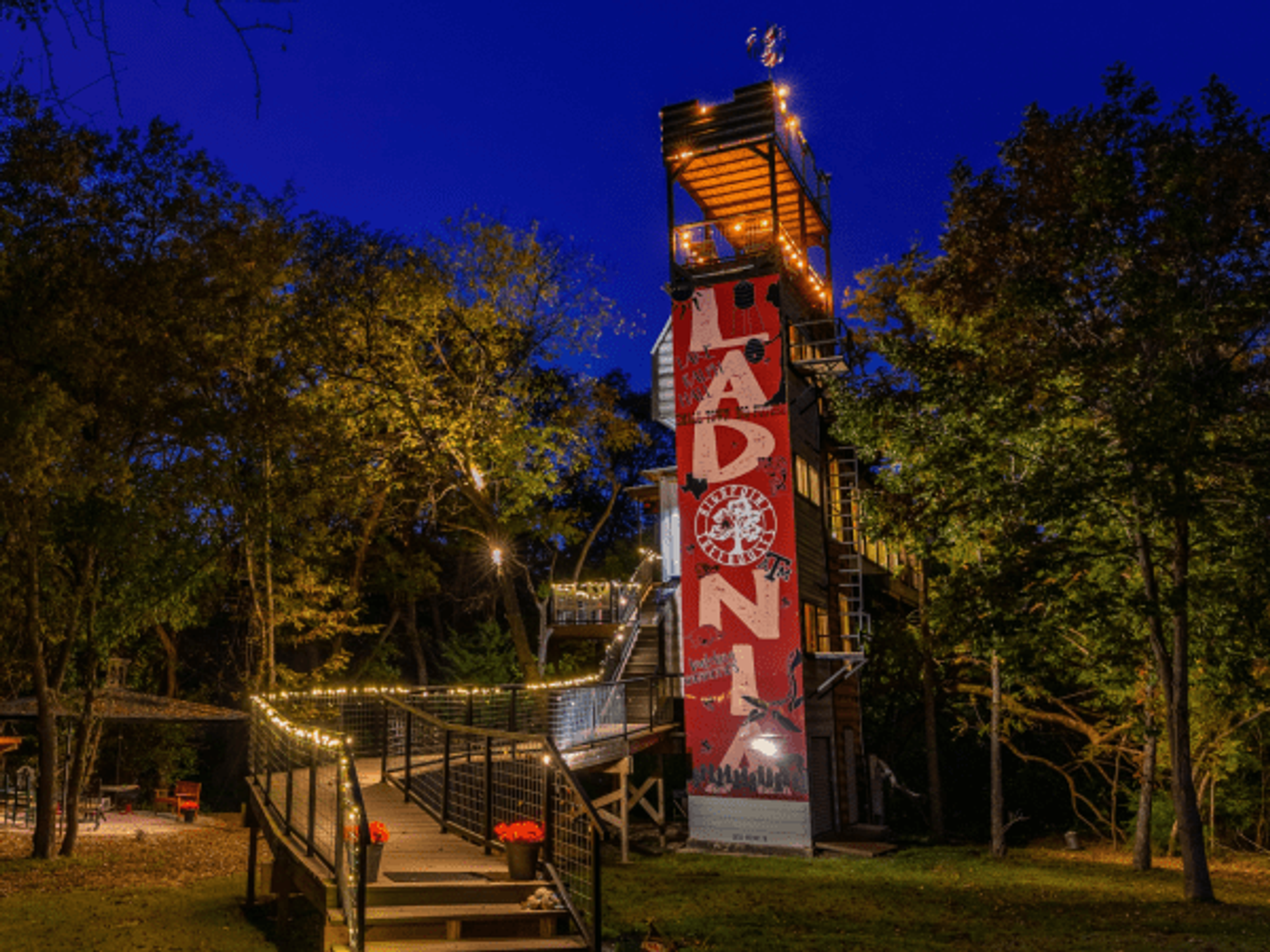 Ladonia Air Castle Treehouse Airbnb