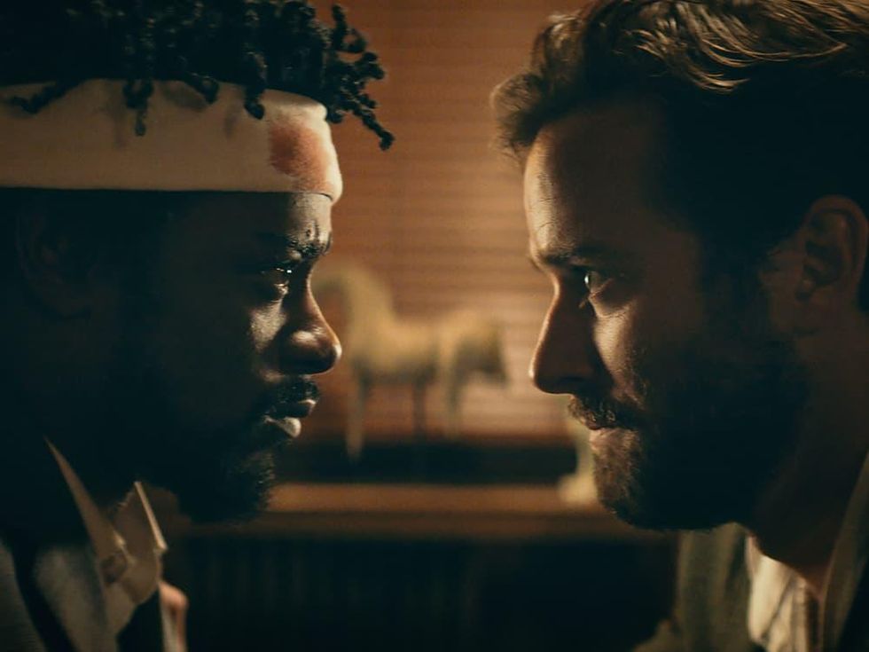 Lakeith Stanfield and Armie Hammer in Sorry to Bother You
