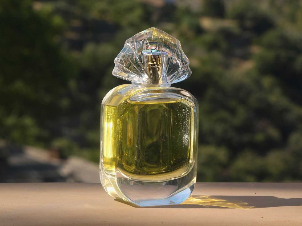 Lalique crystal perfume