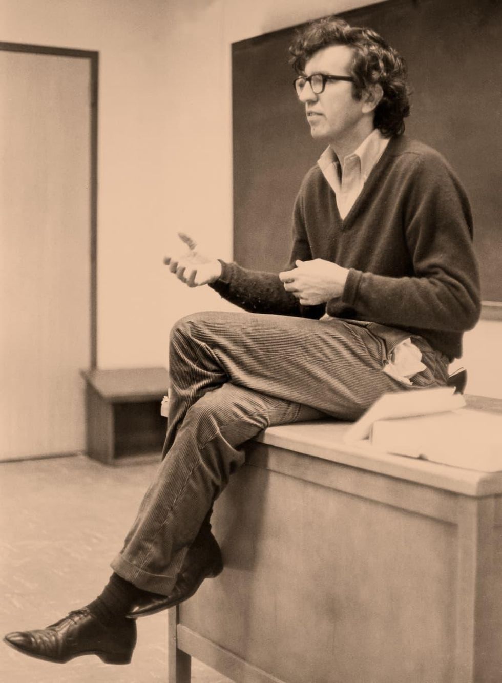 Larry McMurtry at Rice University in the early 1960s
