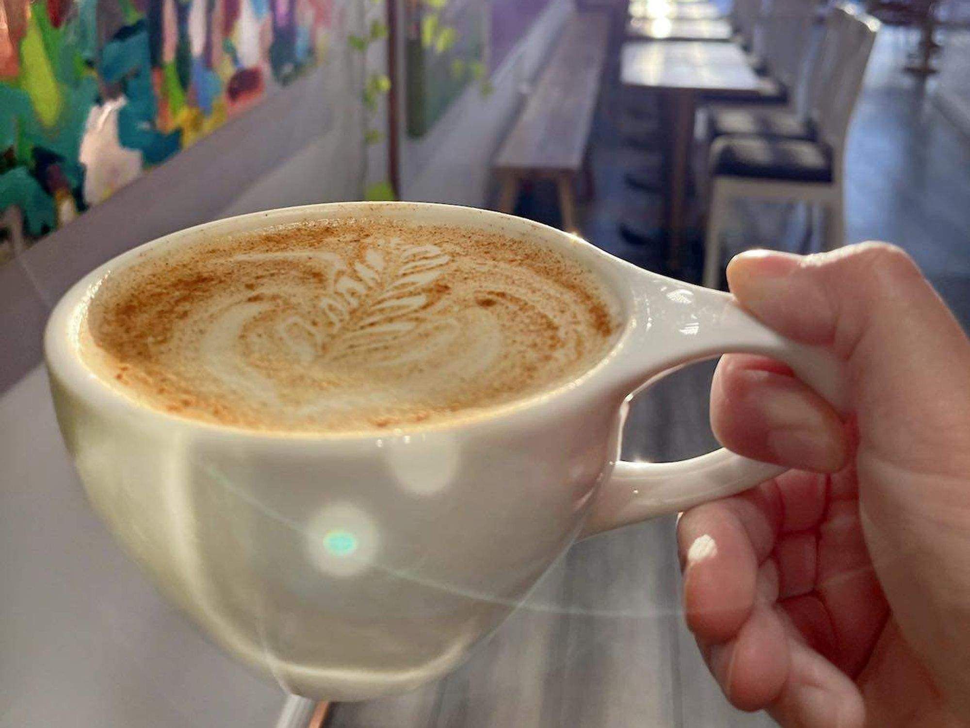 latte at love local coffee