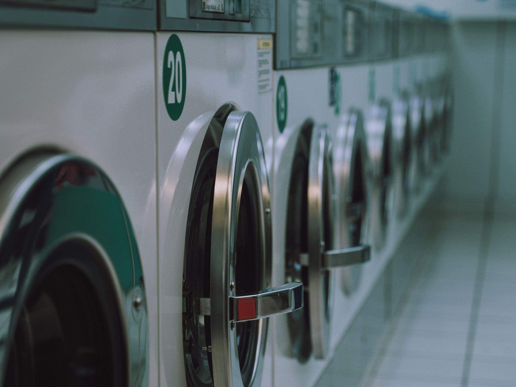 Laundromat washing machines