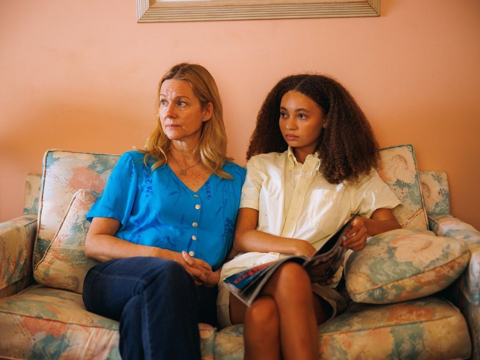 Laura Linney and Nico Parker in Suncoast