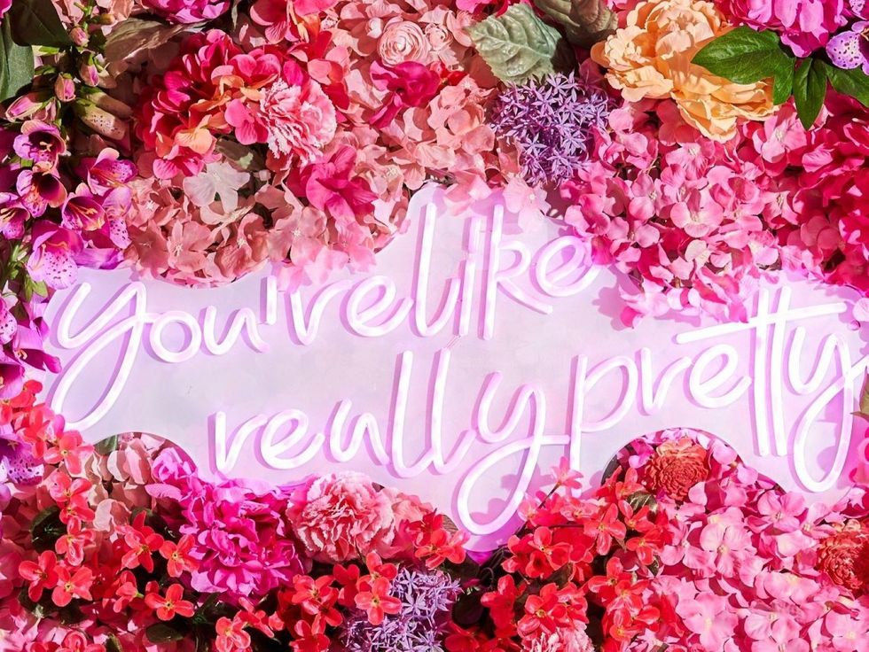 Leela's Wine Bar sign