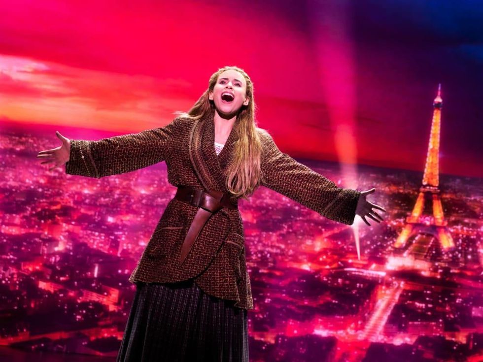 Lila Coogan in the touring production of Anastasia