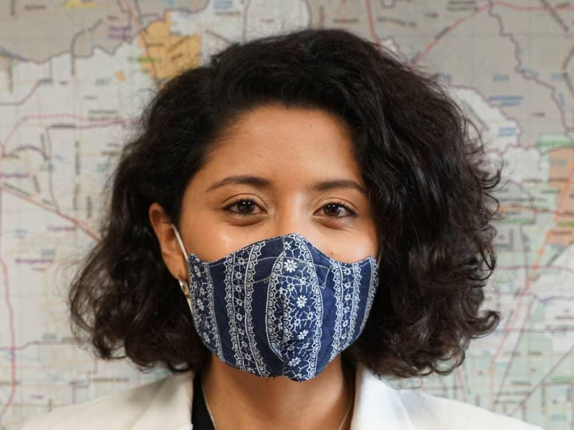 Lina Hidalgo face mask