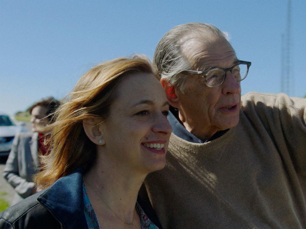 Lizzie and Robert Gottlieb in Turn Every Page: The Adventures of Robert Caro and Robert Gottlieb