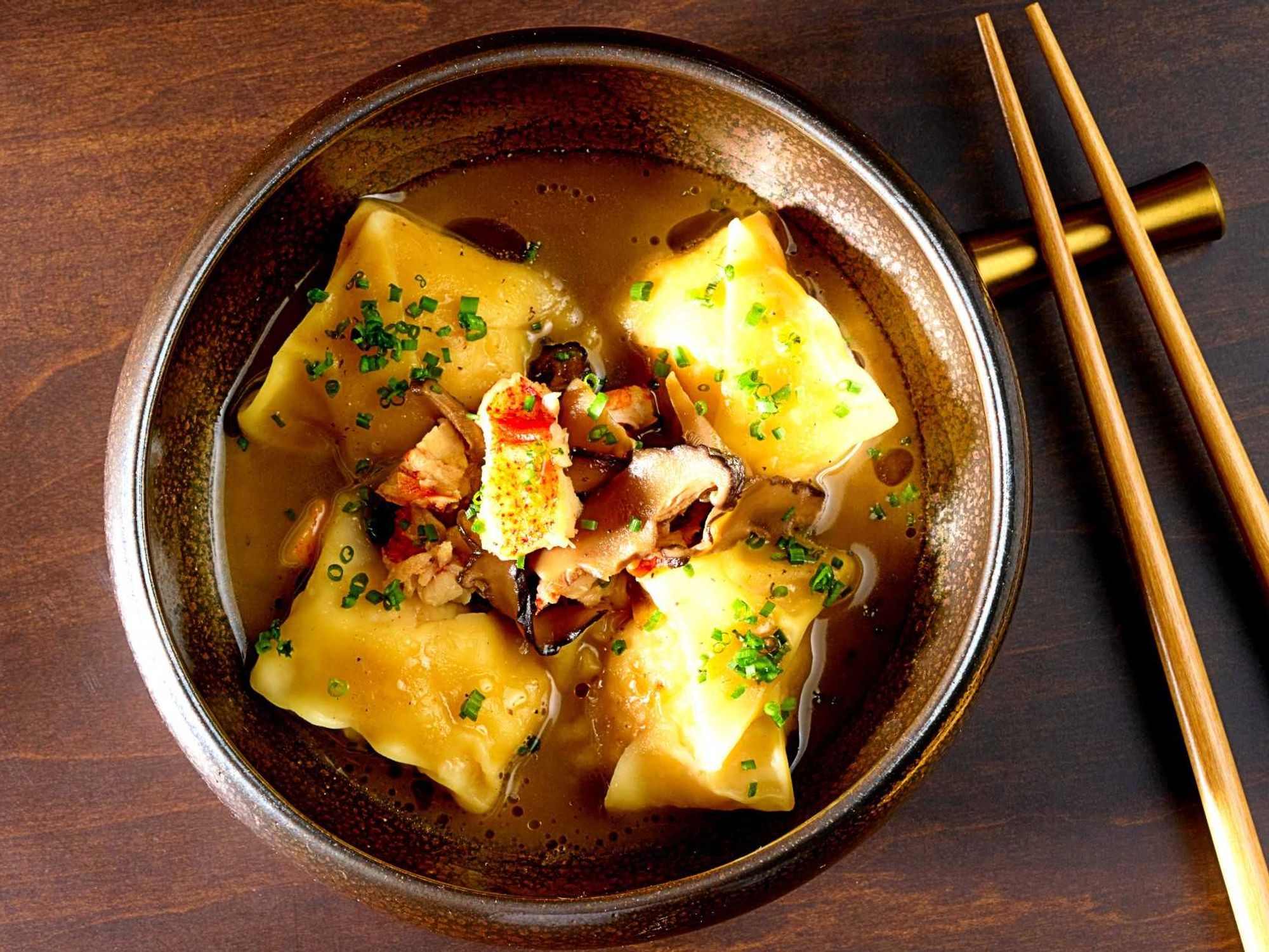 Lobster wontons Soy Cowboy