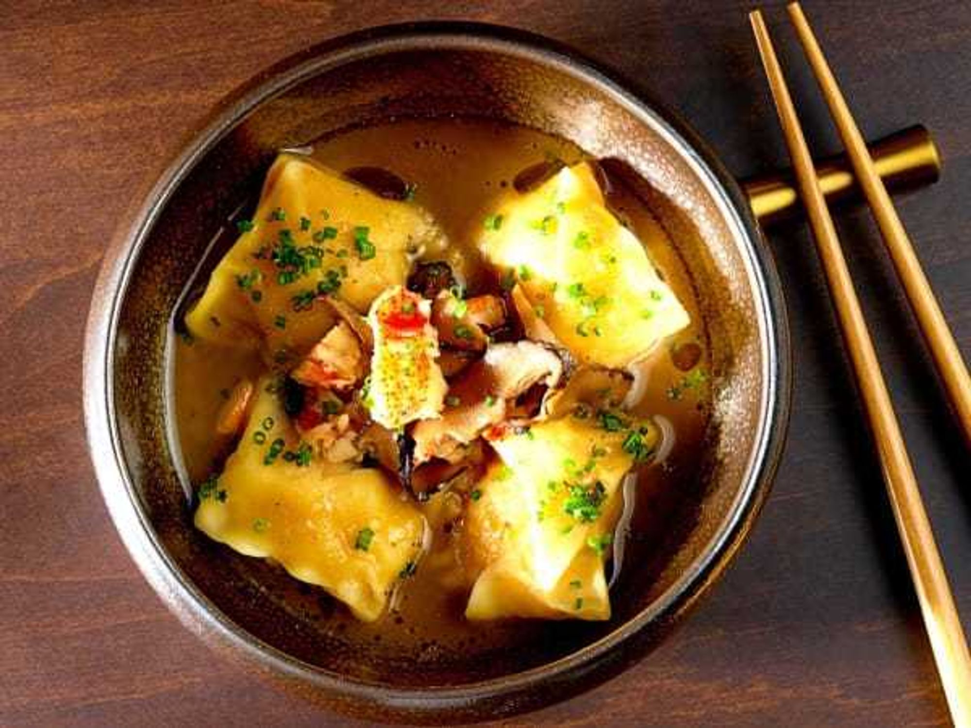 Lobster wontons Soy Cowboy