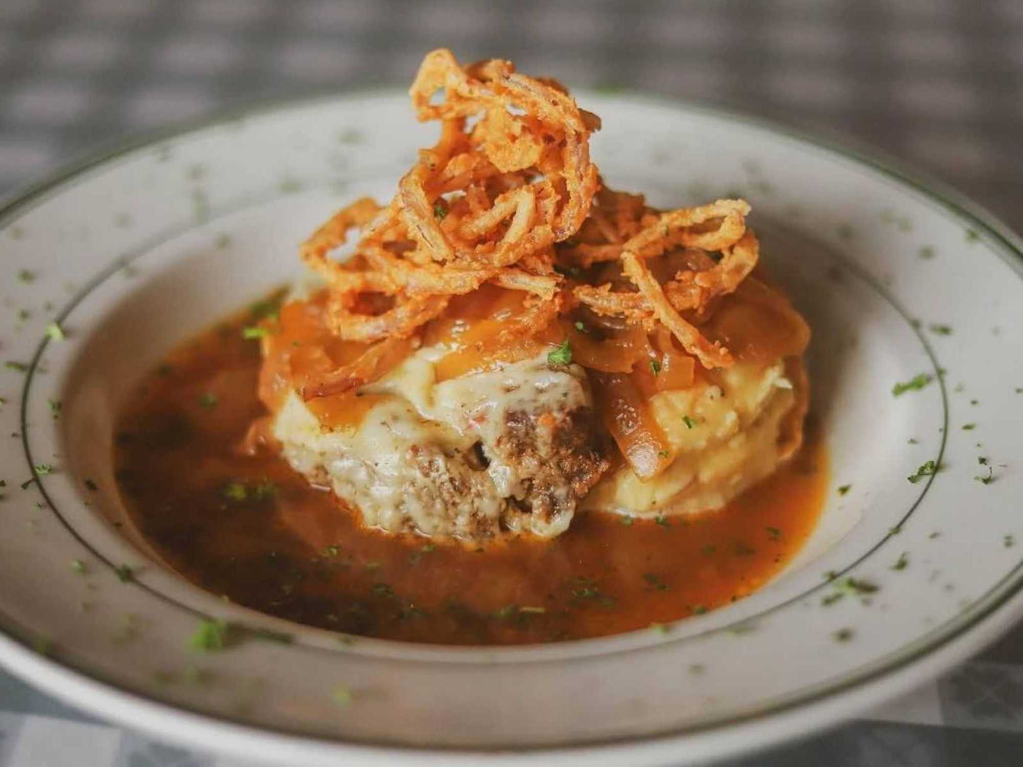 Lucille's new Wagyu French Onion Meatloaf