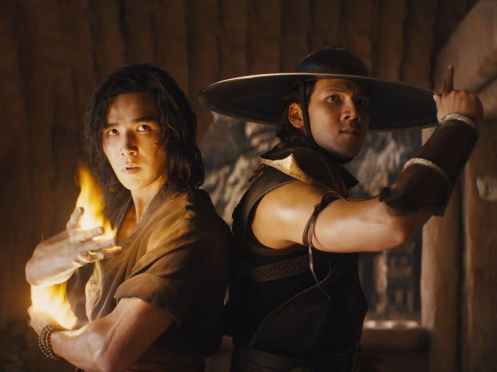 Ludi Lin and Max Huang in Mortal Kombat