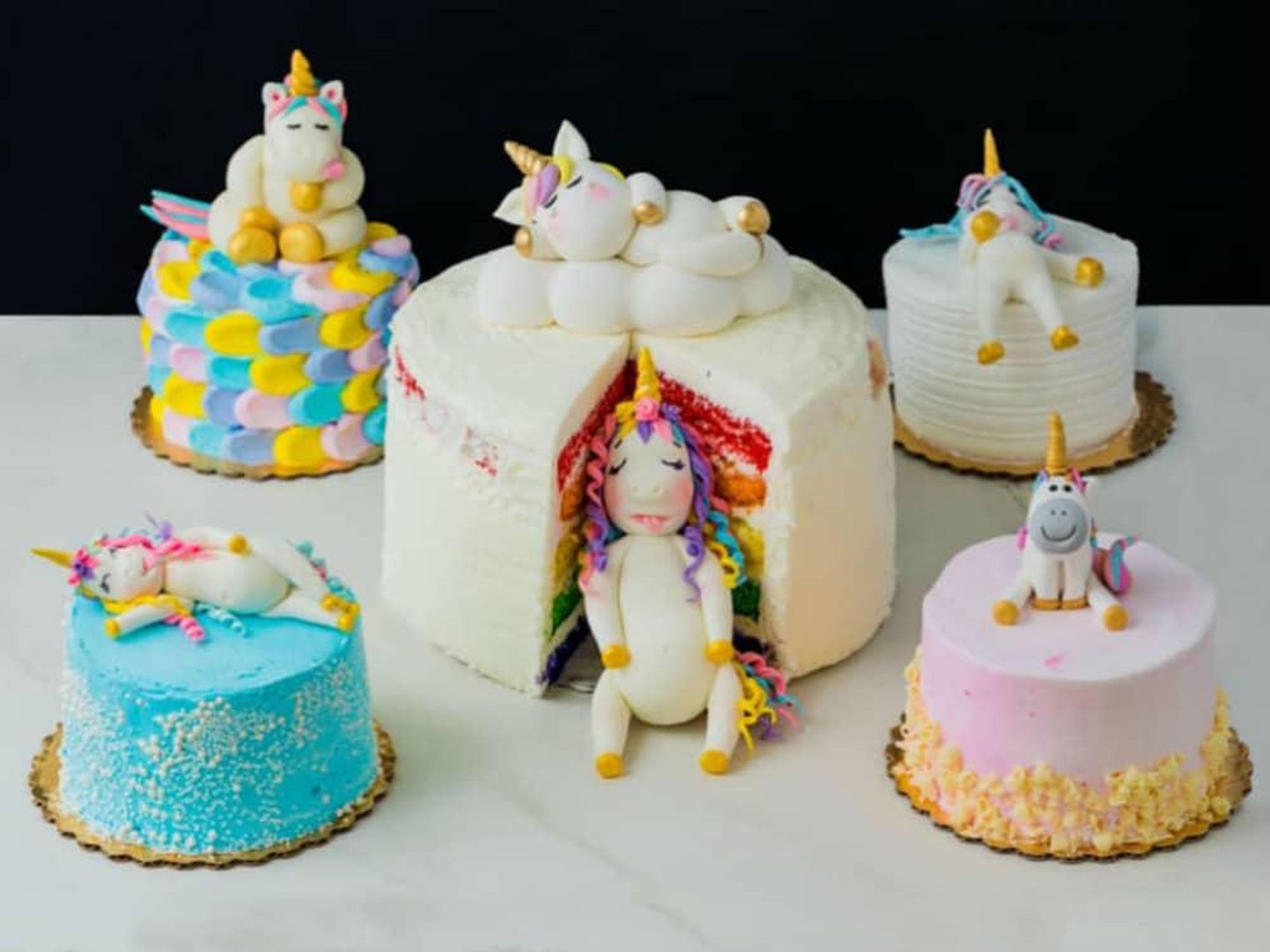 Magical Dessert bar unicorn cake