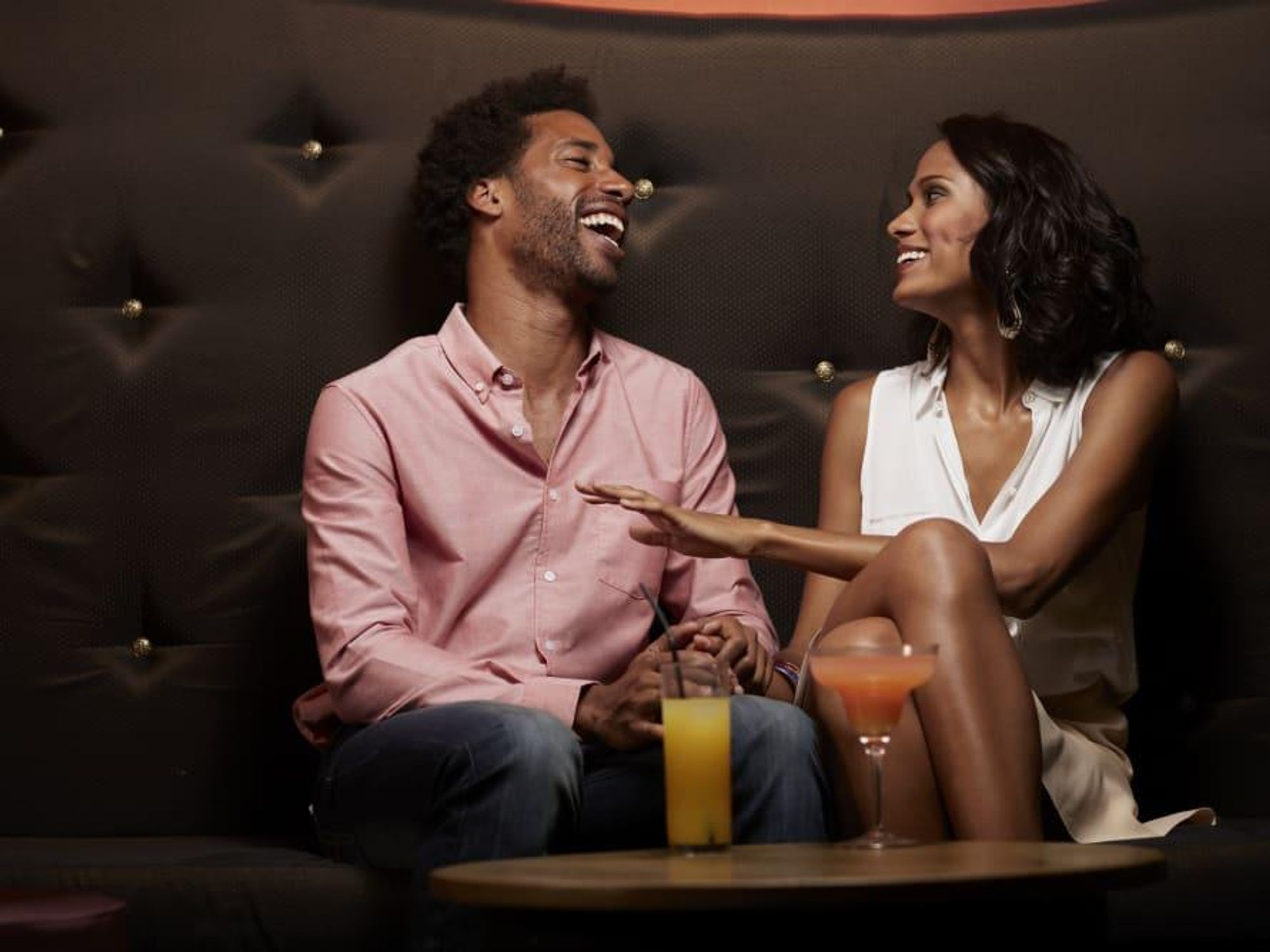 Man and woman on a date