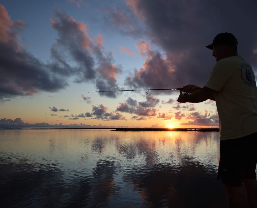 Man fishing Port Aransas