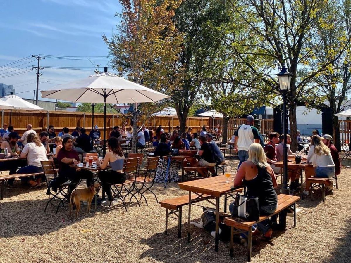 Plenty of room to spread out at Maple Branch Craft Brewery ...