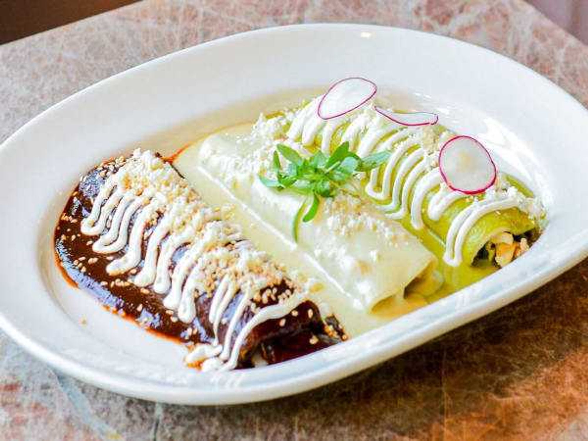 Maria's Mexican Kitchen enchiladas
