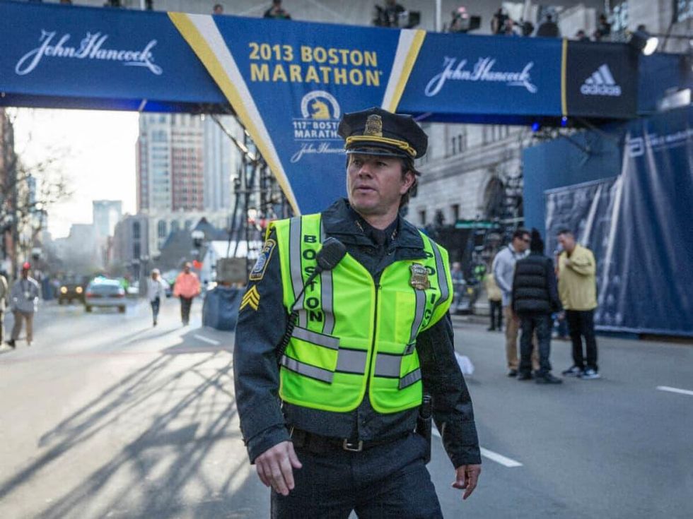 Mark Wahlberg in Patriots Day