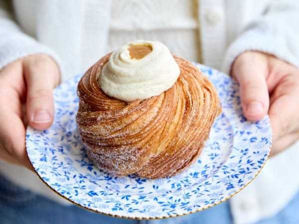 Martha Stewart's Caramel Cheesecake Sugar Bun at Maman