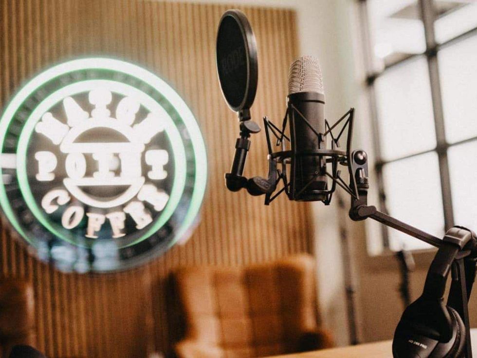 Match Point Coffee microphone