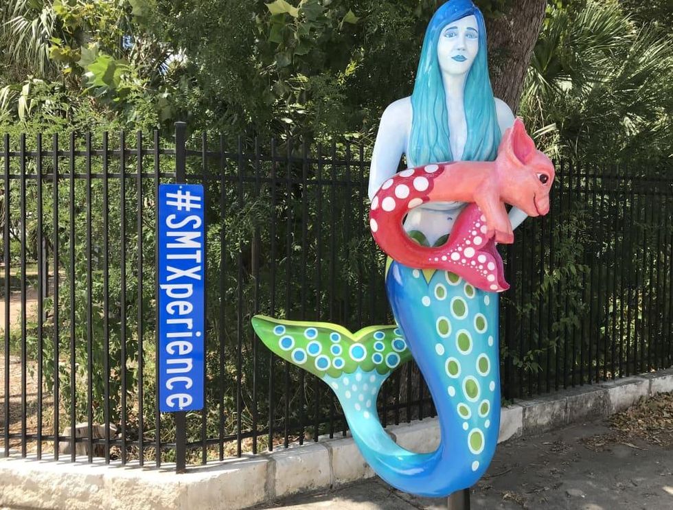 Mermaid March sculpture "Ode to Ralph"