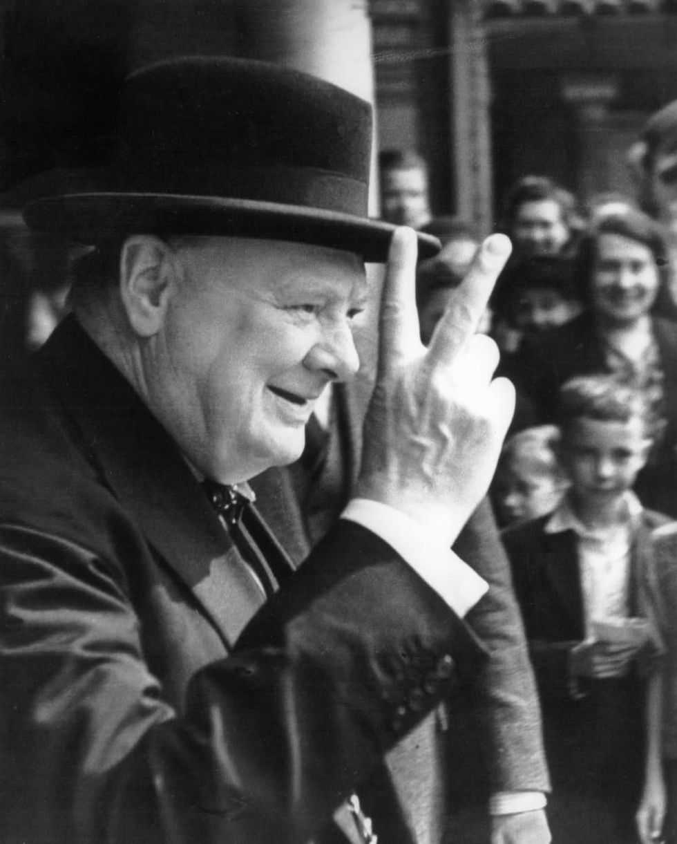 MFAH Royal Portraits Winston Churchill