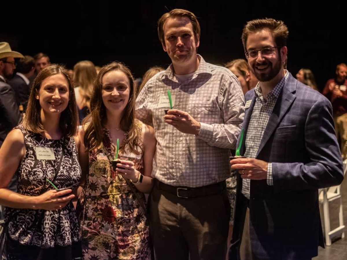 Michelle Stevenson, Megan Farrelly, Steven Zaborowski, John Stevenson CultureMap Fort Worth